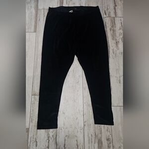 Old Navy Velvet Black Leggings 3X